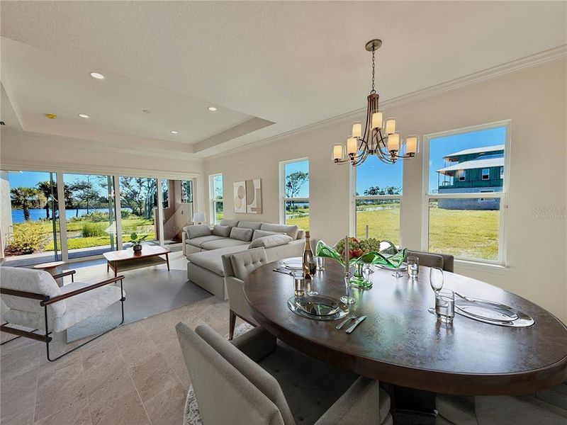 Furnished interior view inside a new home in Veranda Bay, Flagler Beach (Image 33).