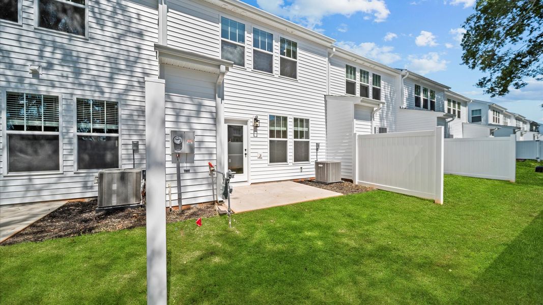 Front exterior of a new home in Hickory Heights, Greenville, SC, highlighting curb appeal (Image 19). Front exterior of a new home in Hickory Heights, Greenville, SC, highlighting curb appeal (Image 19).