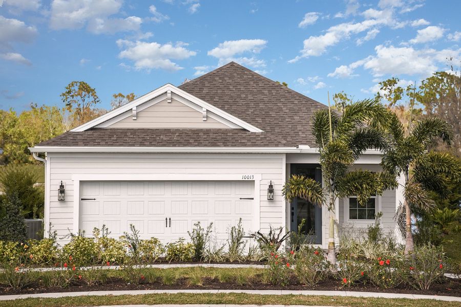 Representative exterior photo of a completed home built from the Dream 2 by Neal Communities in Wildleaf at North River Ranch, Parrish, FL (Image 2).