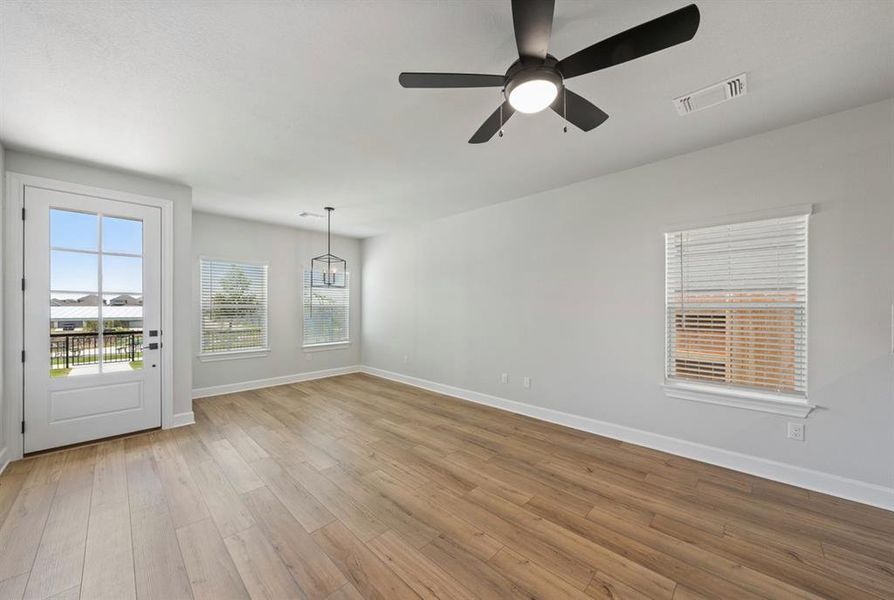 Spacious, unfurnished interior of a new home in Whisper Valley, Manor (Image 13).