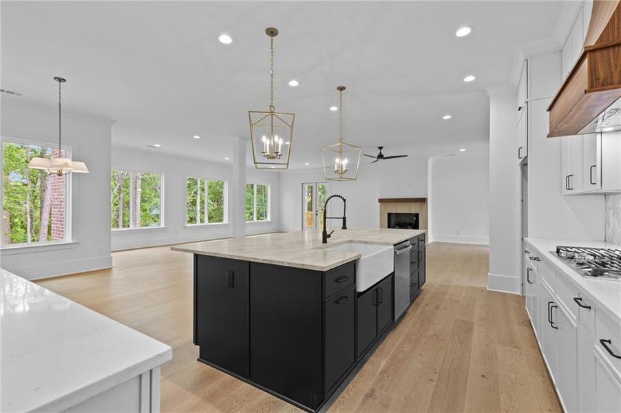Furnished interior view inside a new home in , Buford (Image 6). Furnished interior view inside a new home in , Buford (Image 6).