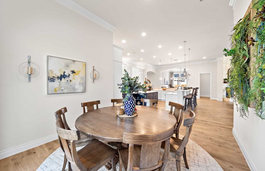 Furnished interior view inside a new home in Artavia 70′, Conroe (Image 18).