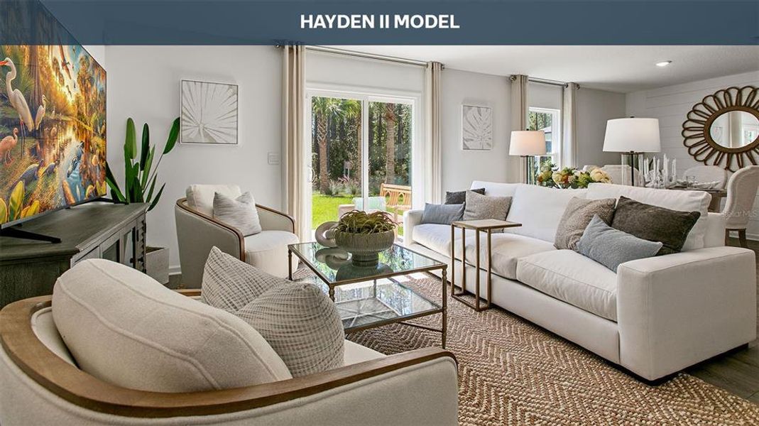 Furnished interior view inside a new home in Sawmill Branch, Palm Coast (Image 12).