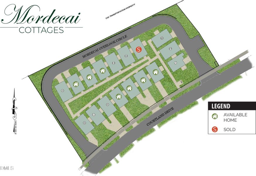 Mordecai Cottages Site Plan 6-26 Mordecai Cottages Site Plan 6-26