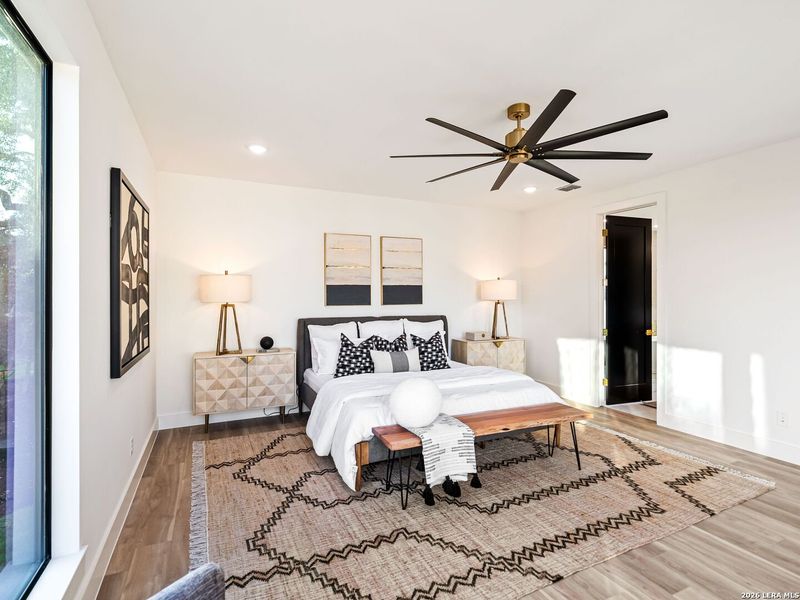 Furnished interior view inside a new home in , San Antonio (Image 10).