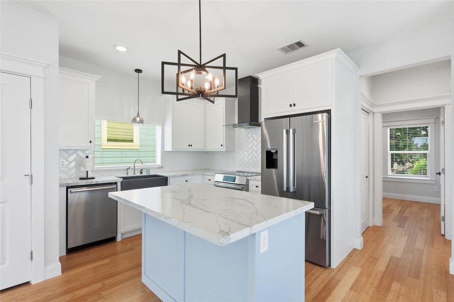 Furnished interior view inside a new home in , Galveston (Image 8).