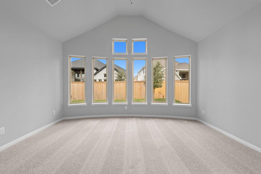 Spacious, unfurnished interior of a new home in Bridgeland 55', Cypress (Image 22).