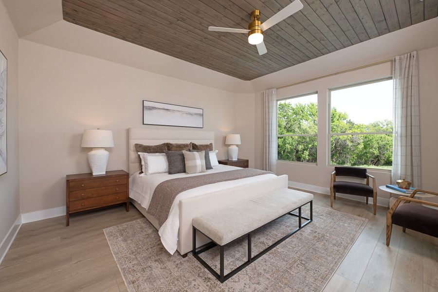 Representative furnished interior of a home built from the Cheyenne II by Ashton Woods in The Colony 50s, Bastrop (Image 15).