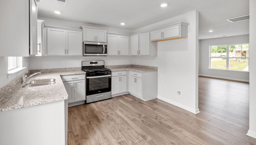 Representative furnished interior of a home built from the Rachel by D.R. Horton in Hawk Ridge, Anderson (Image 7).