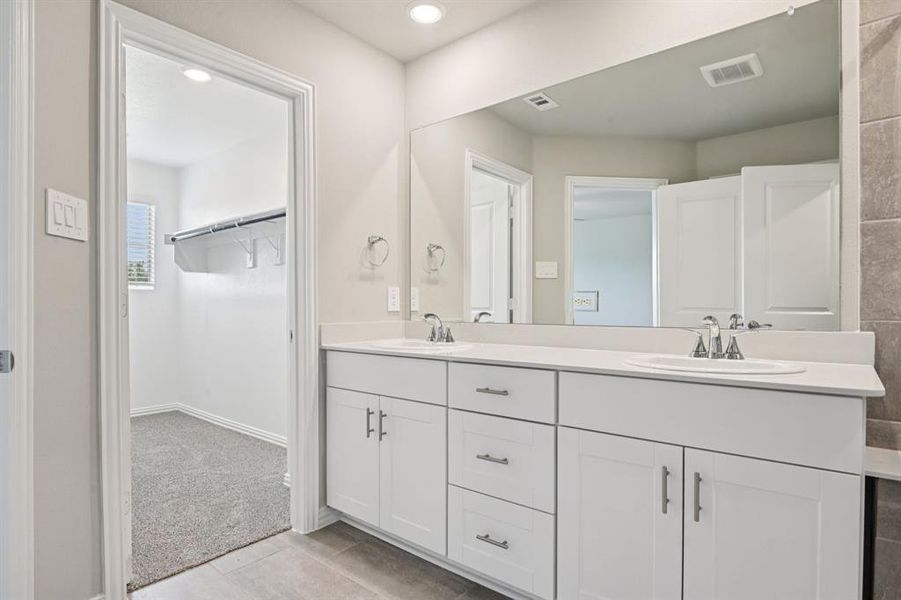 Furnished interior view inside a new home in Ashford Park - Cottage Series, Corinth (Image 8).