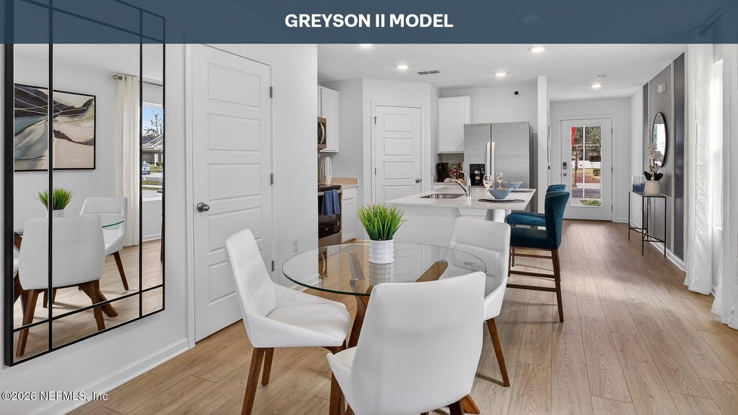 Furnished interior view inside a new home in Irongate Villas, Jacksonville (Image 12).