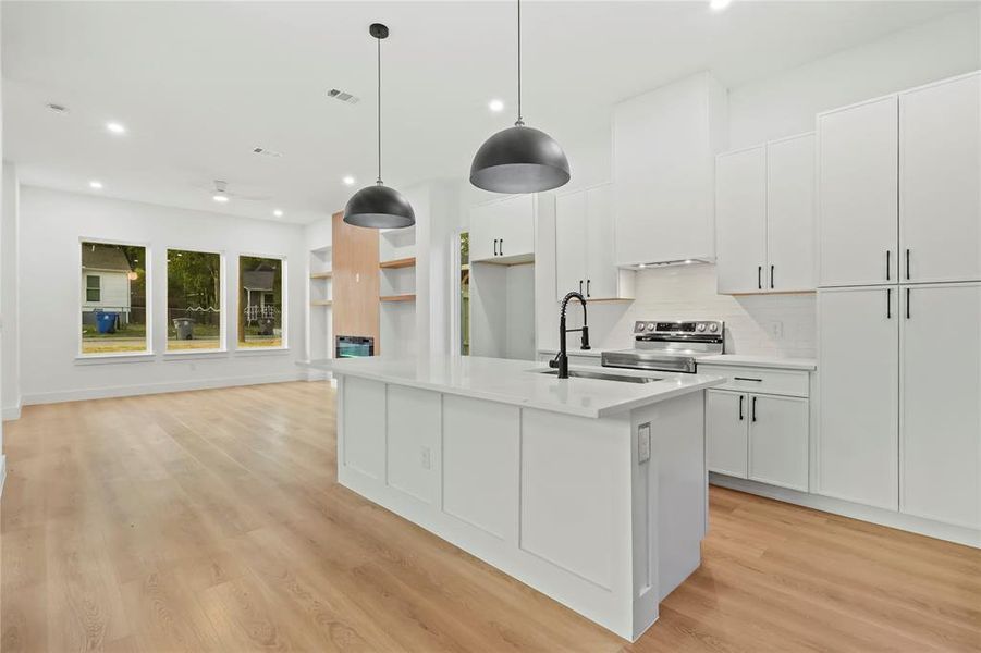 Furnished interior view inside a new home in , Dallas (Image 3). Furnished interior view inside a new home in , Dallas (Image 3).