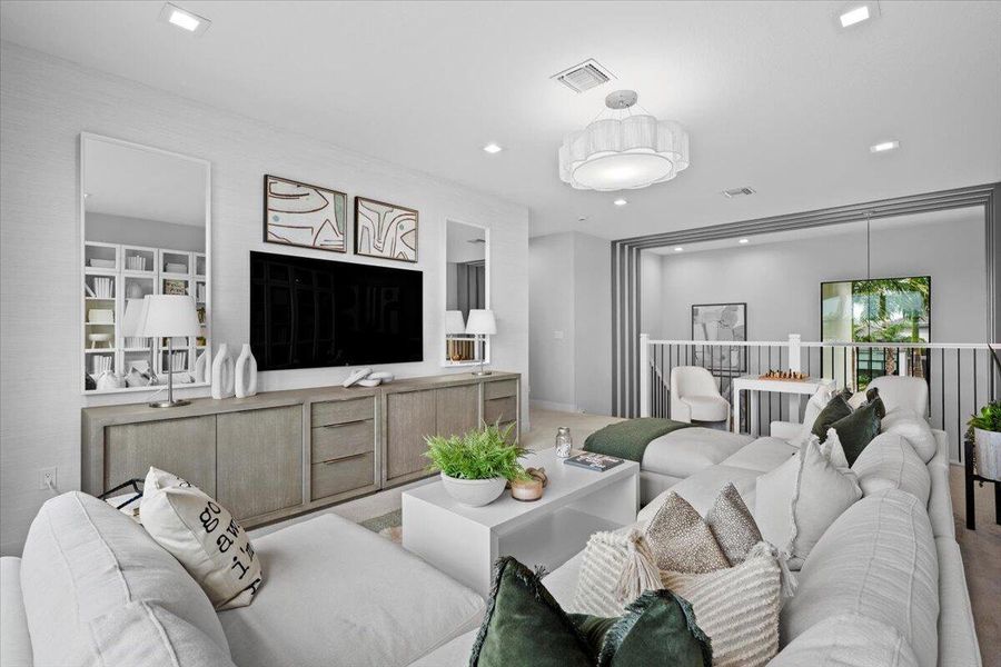 Furnished interior view inside a new home in Apex at Avenir, Palm Beach Gardens (Image 8).