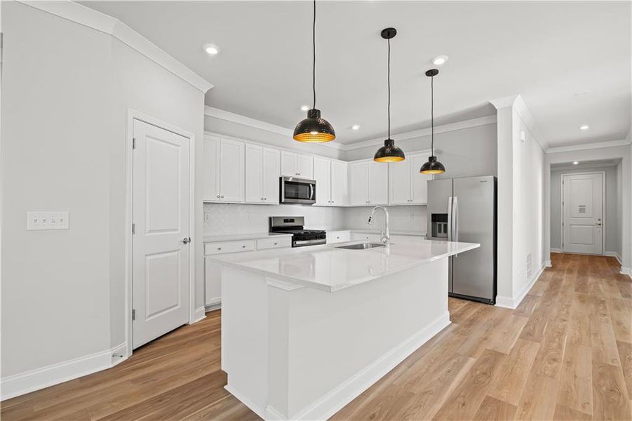 Furnished interior view inside a new home in Overland, Locust Grove (Image 6).