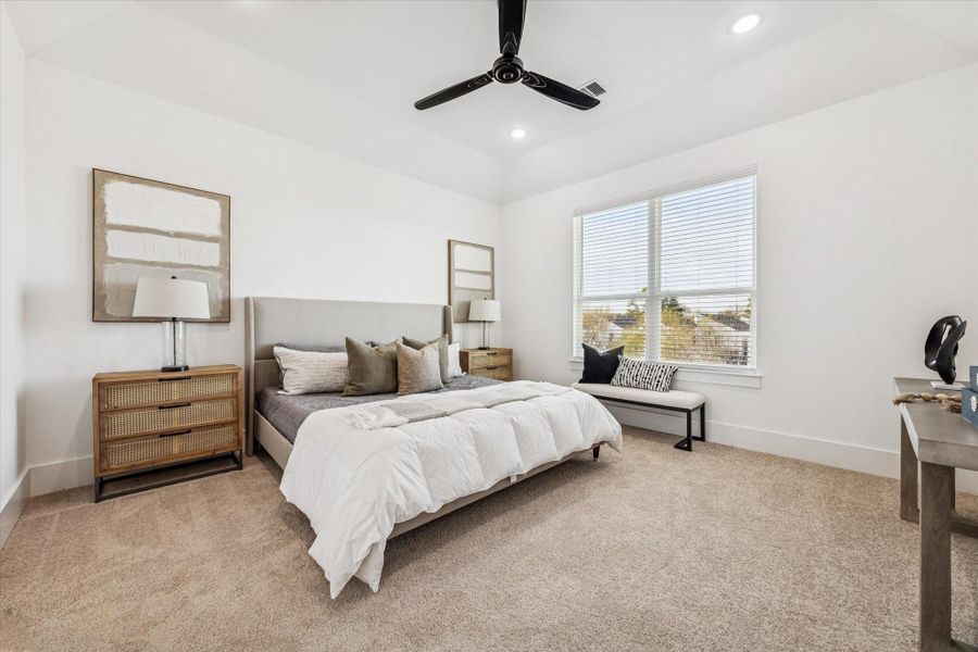 Furnished interior view inside a new home in Paul Quinn Heights, Houston (Image 34).