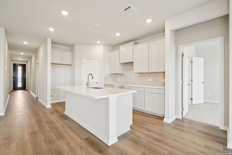 Furnished interior view inside a new home in Legendary Trails - Premier Series, Cibolo (Image 12).