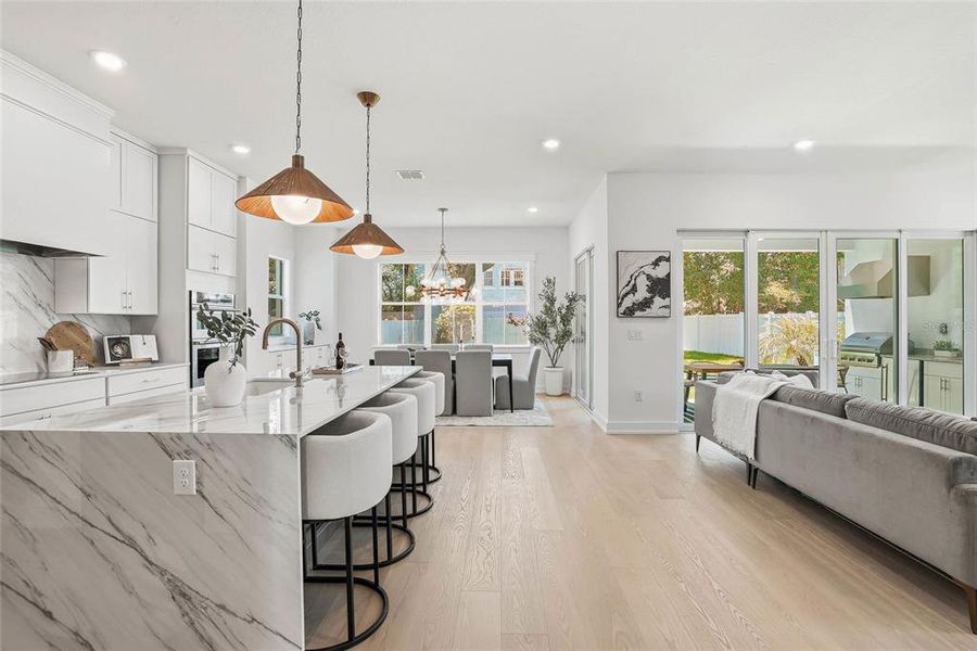 Furnished interior view inside a new home in , Tampa (Image 31).