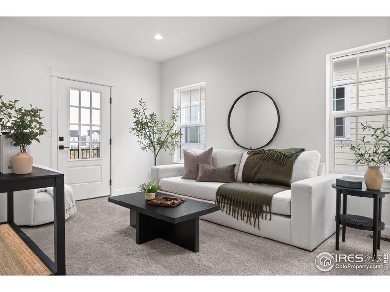 Furnished interior view inside a new home in Westerly, Erie (Image 14).