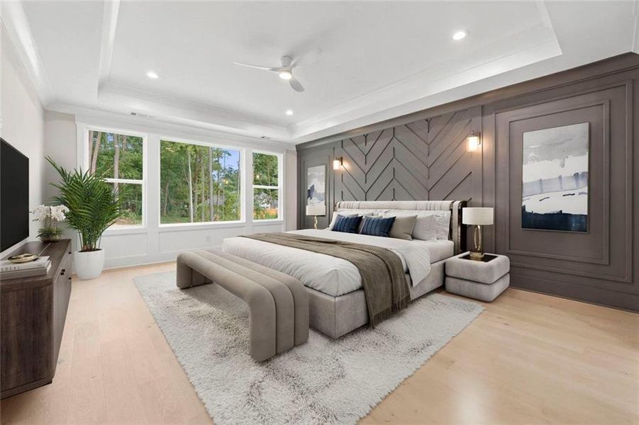 Furnished interior view inside a new home in , Loganville (Image 8).