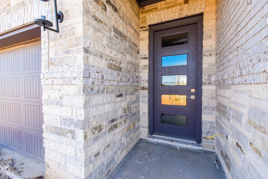Exterior details and patio area of a home in , Sweeny (Image 3).