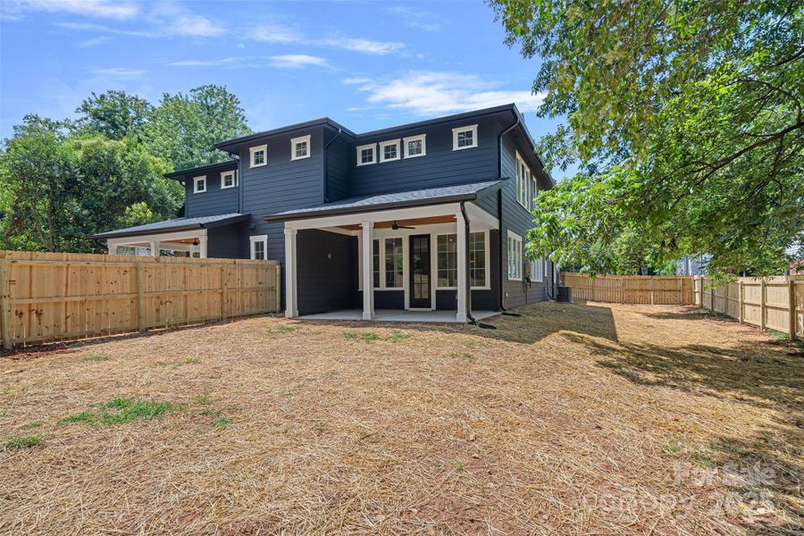 Exterior details and patio area of a home in , Charlotte (Image 25).