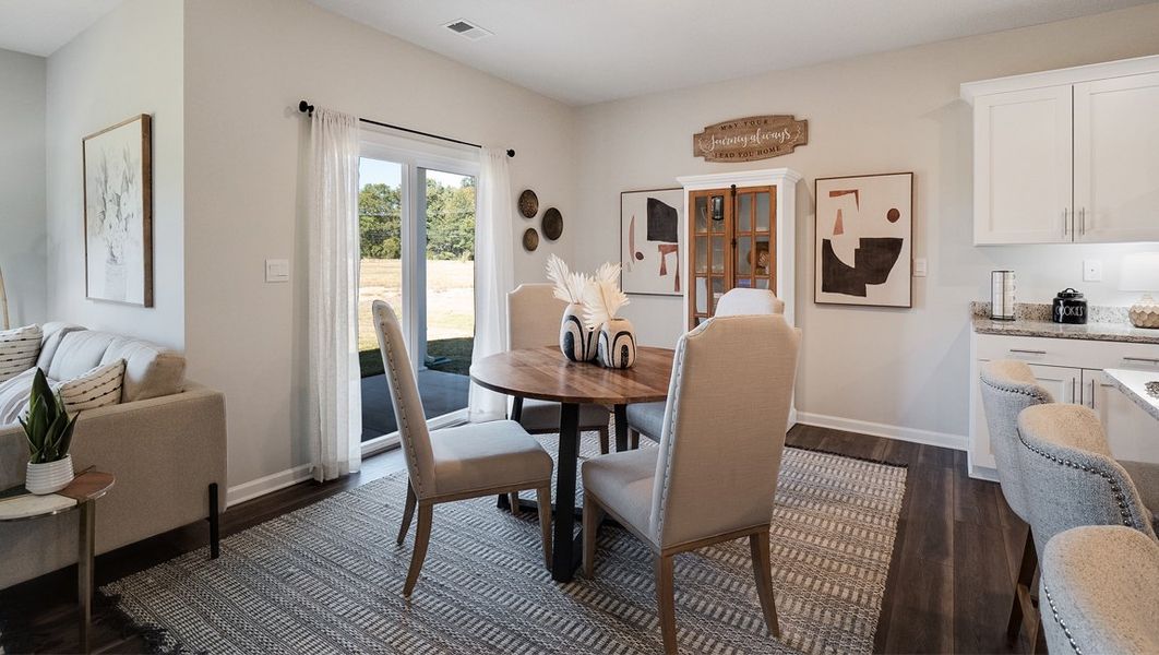 Representative furnished interior of a home built from the CALI by D.R. Horton in Morford, Jackson (Image 11).