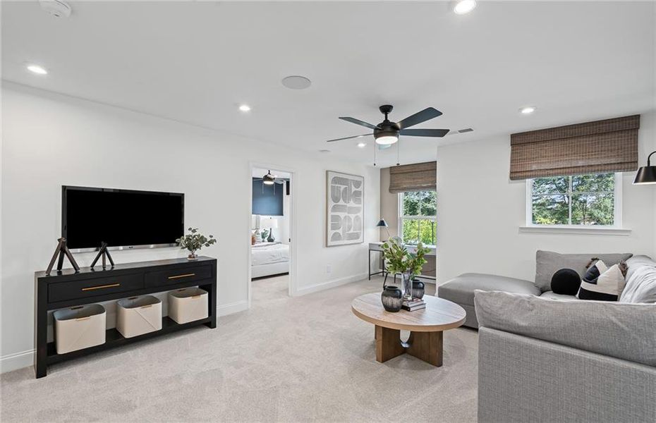 Furnished interior view inside a new home in Creekside at Skelton, Jefferson (Image 18).