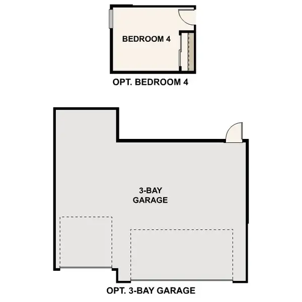 2D floor plan layout of this home in The Aurora Highlands, Aurora, CO (Image 3).