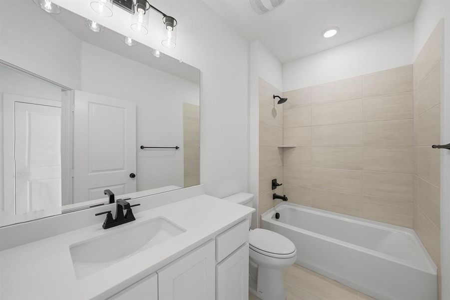 Furnished interior view inside a new home in Aster Park, McKinney (Image 10). Furnished interior view inside a new home in Aster Park, McKinney (Image 10).