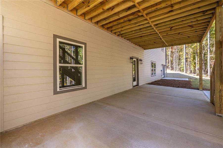 Exterior details and patio area of a home in , Dallas (Image 32).