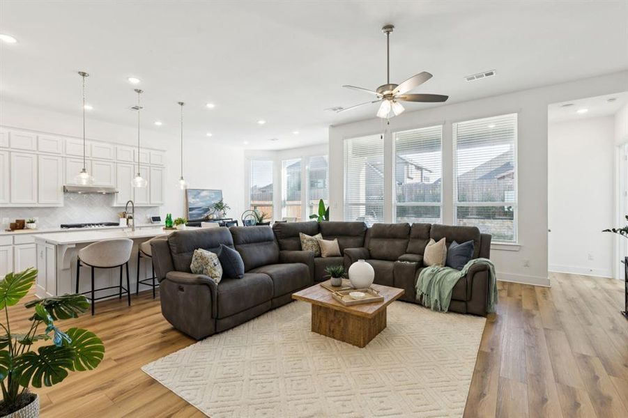 Furnished interior view inside a new home in , Forney (Image 26). Furnished interior view inside a new home in , Forney (Image 26).