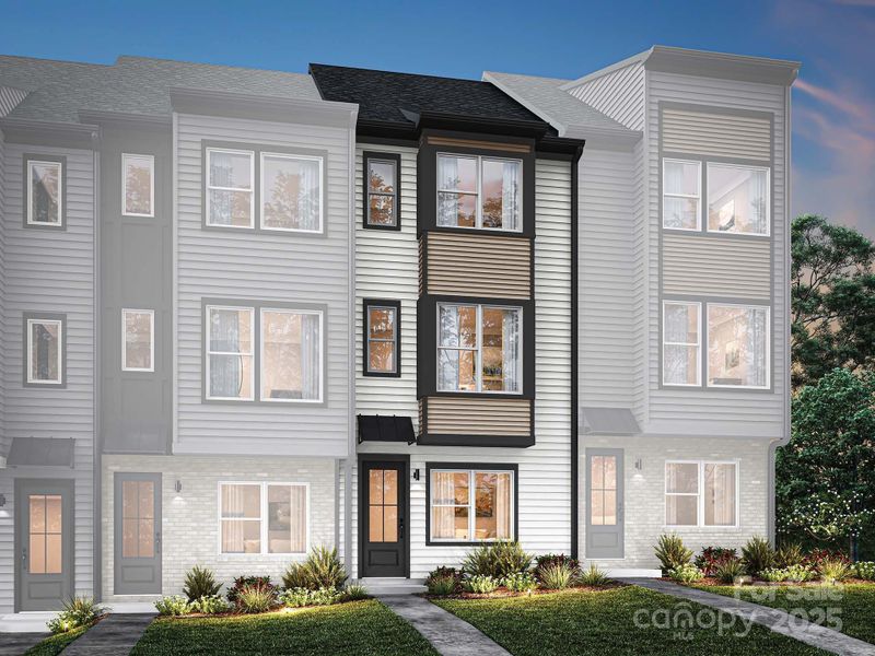 Collins Model Exterior Rendering Elevation B