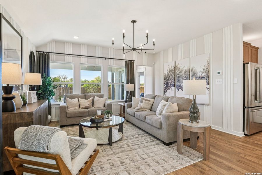 Furnished interior view inside a new home in Westridge, San Antonio (Image 7). Furnished interior view inside a new home in Westridge, San Antonio (Image 7).
