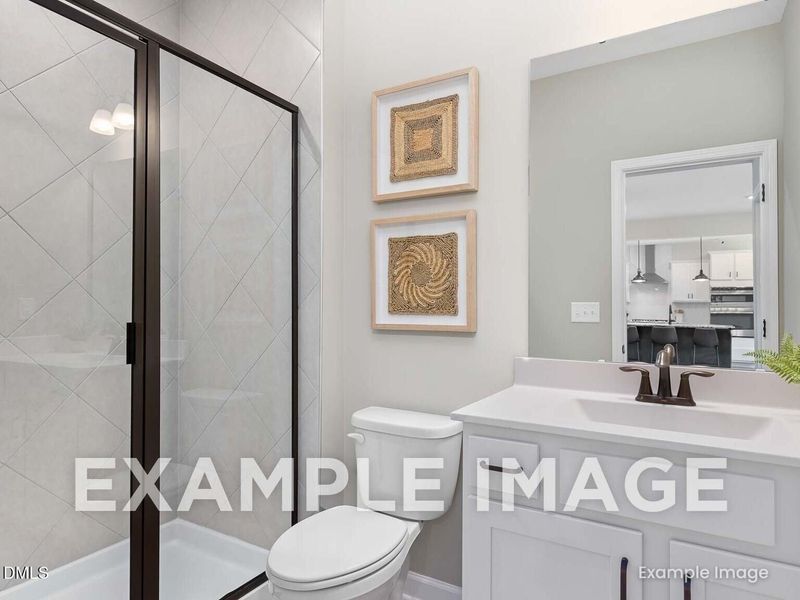 Furnished interior view inside a new home in Sage on North Main, Wake Forest (Image 14).