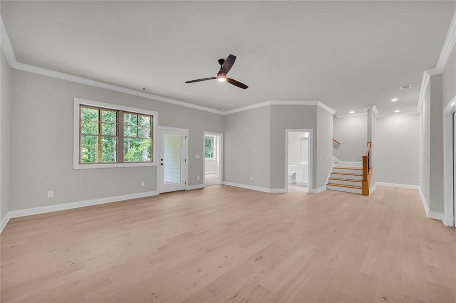 Spacious, unfurnished interior of a new home in , Gainesville (Image 24).