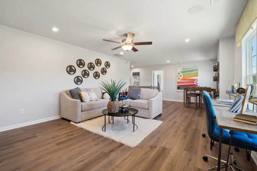 Furnished interior view inside a new home in Fallbrook Single Family Homes, Indian Trail (Image 25).