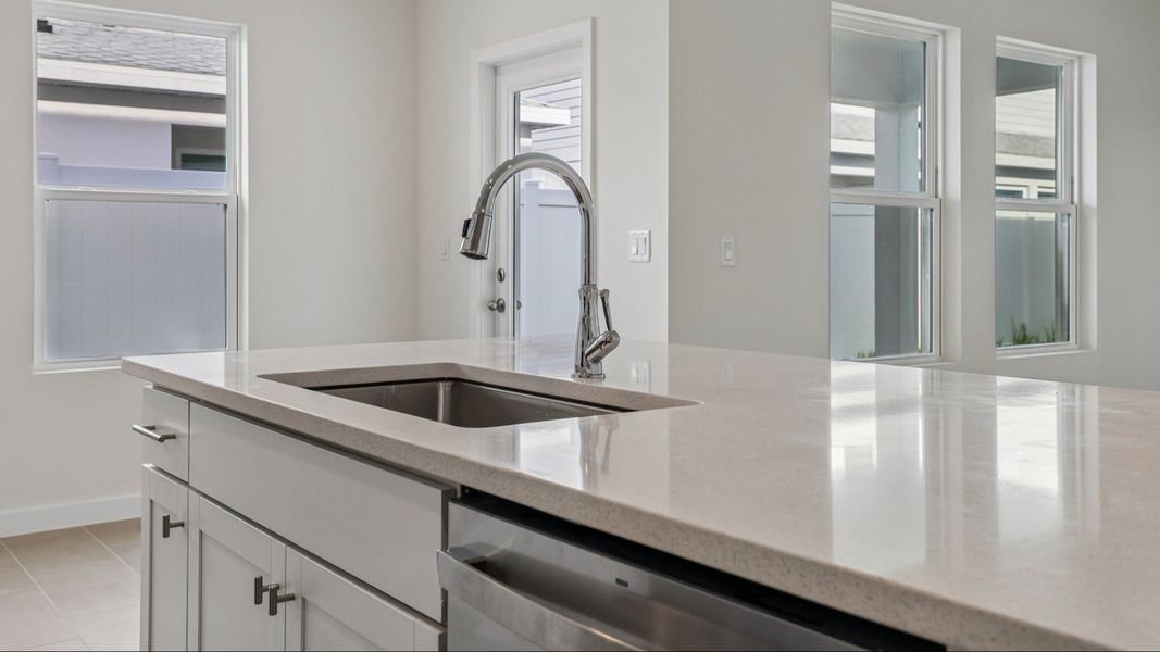 Furnished interior view inside a new home in Cyrene at Harmony, St. Cloud (Image 14).