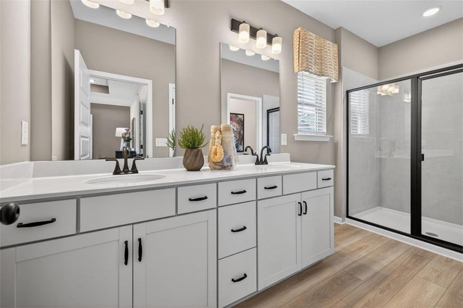 Furnished interior view inside a new home in Fuller Station, Loganville (Image 31).