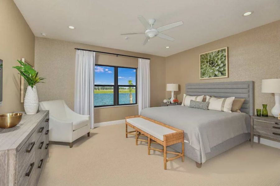 Furnished interior view inside a new home in Boca Royale Golf and Country Club at Wellen Park, Englewood (Image 5). Furnished interior view inside a new home in Boca Royale Golf and Country Club at Wellen Park, Englewood (Image 5).
