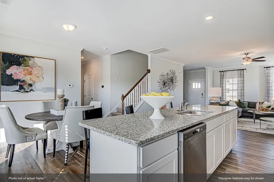 Furnished interior view inside a new home in Golden Ridge, Youngsville (Image 5).