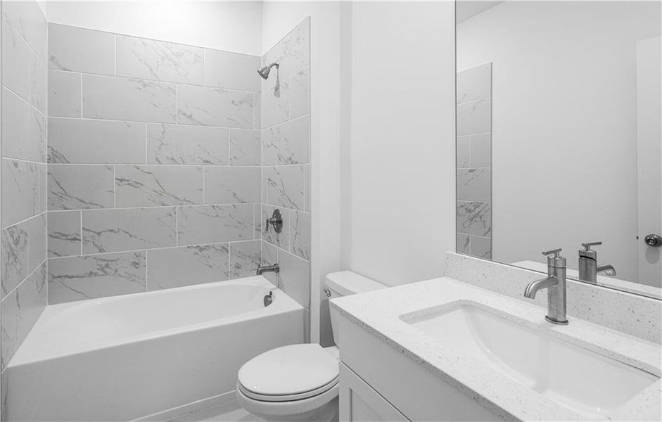 Furnished interior view inside a new home in Wellington Estates, Madison (Image 7).