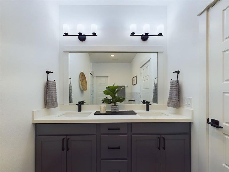 Gorgeous primary bathroom!