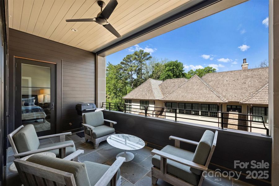 Exterior details and patio area of a home in , Charlotte (Image 19).