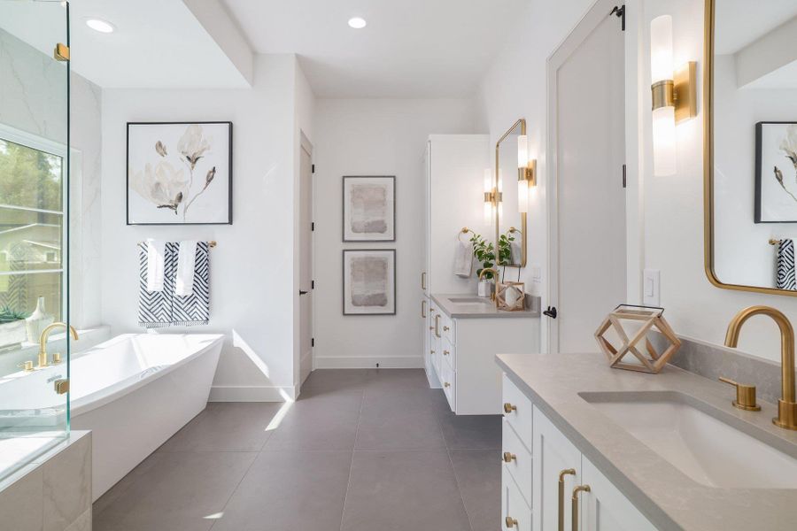 Furnished interior view inside a new home in , Austin (Image 31). Furnished interior view inside a new home in , Austin (Image 31).