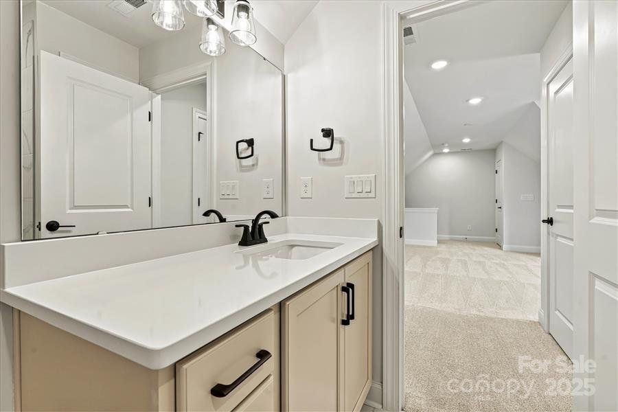 Furnished interior view inside a new home in The Courtyards at Lake Davidson, Mooresville (Image 12).