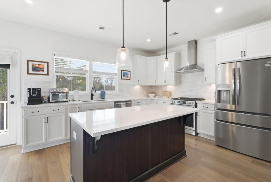 Furnished interior view inside a new home in , Summerville (Image 9).