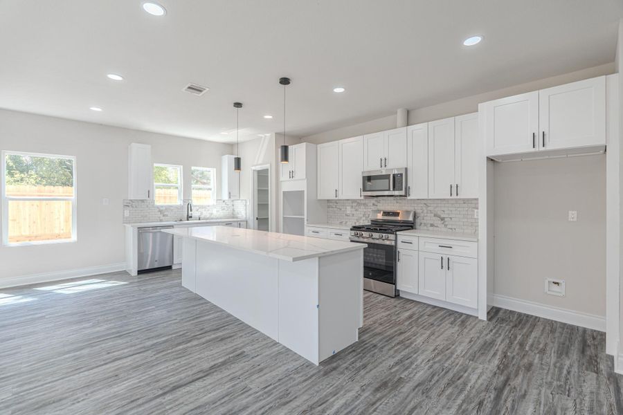 Furnished interior view inside a new home in , Houston (Image 11).