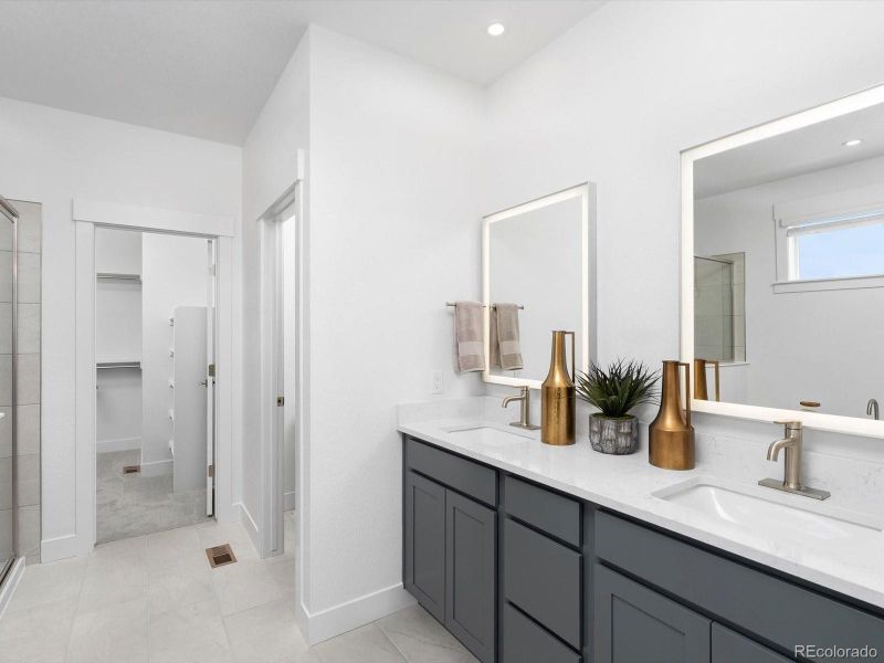 Furnished interior view inside a new home in Jackson Creek, Monument (Image 16).