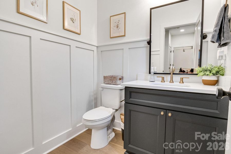 1/2 Bath On First Floor