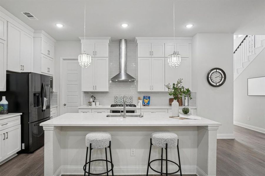 Furnished interior view inside a new home in , Plano (Image 7). Furnished interior view inside a new home in , Plano (Image 7).